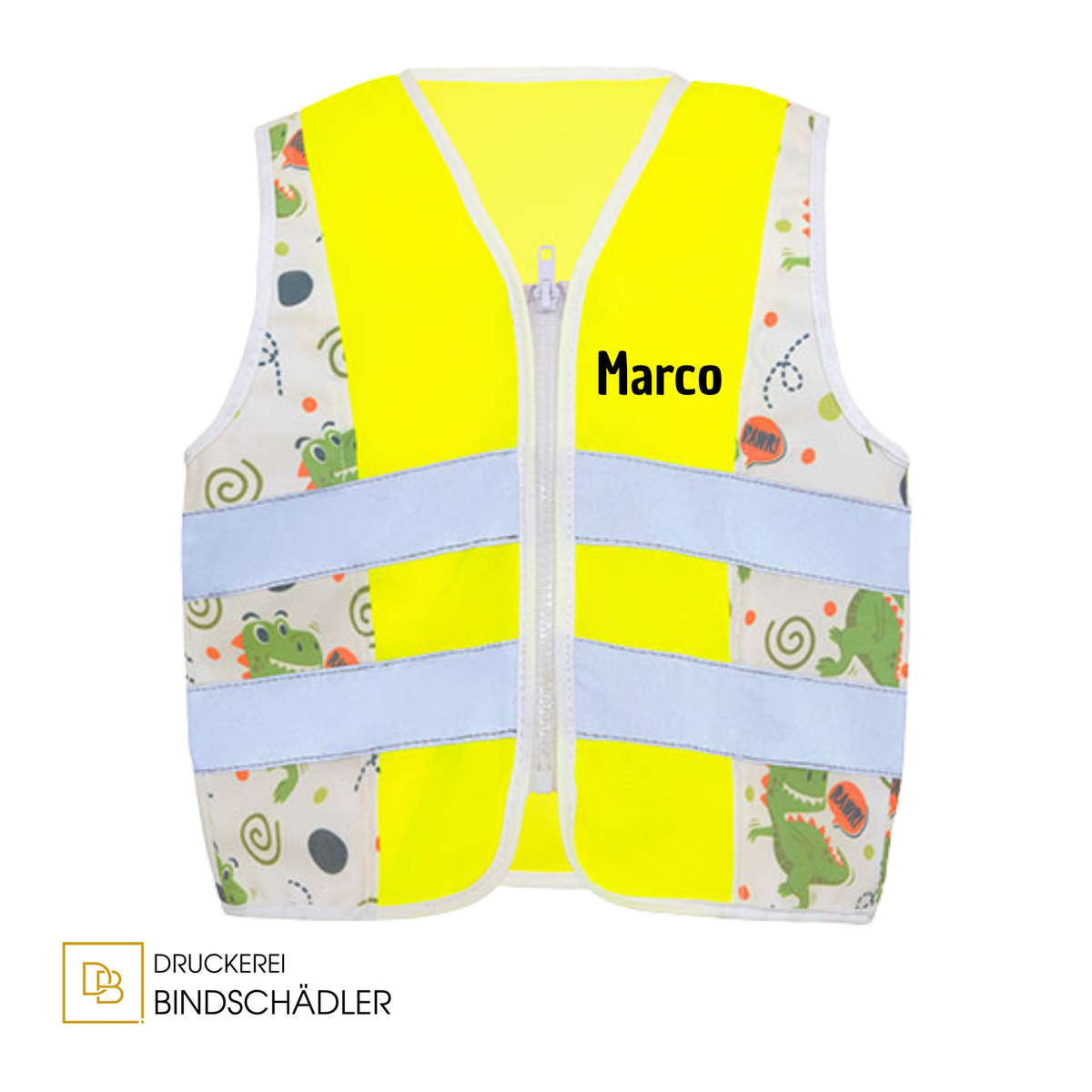 Children´s Safety Vest Action Dinosaurs CO² Neutral