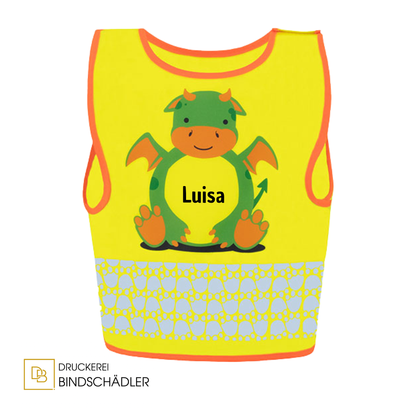 Children's Safety Vest Funtastic Wildlife CO² Neutral