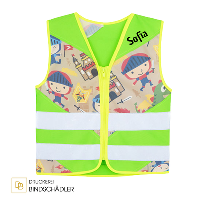 Children´s Safety Vest Action Fantasy CO² Neutral