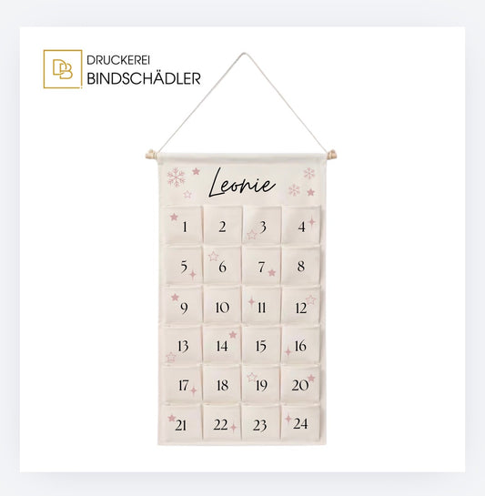 Adventskalender Sternenzauber Rosegold