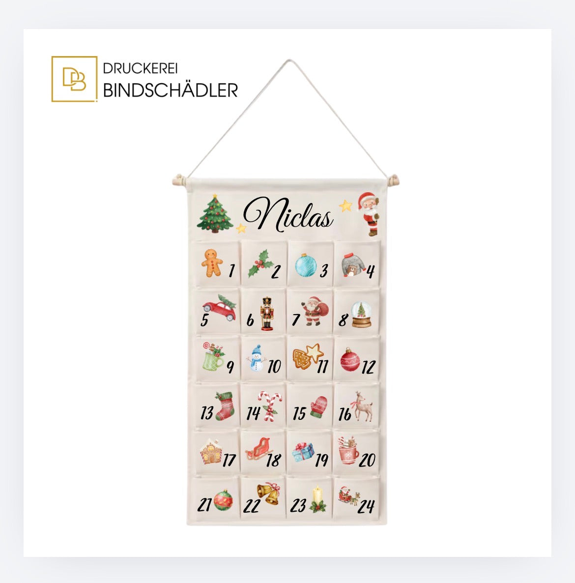 Adventskalender Der Weihnachtsmann kommt