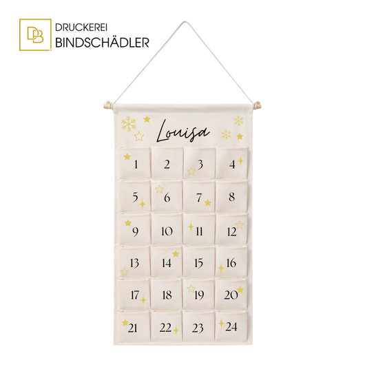 Adventskalender Sternenzauber Gold